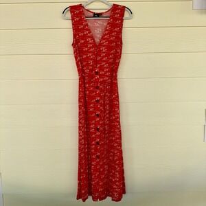 Women's Maxi Dress Rusty Size XS Floral Beach Long Coconut Girl Y2K Surfer